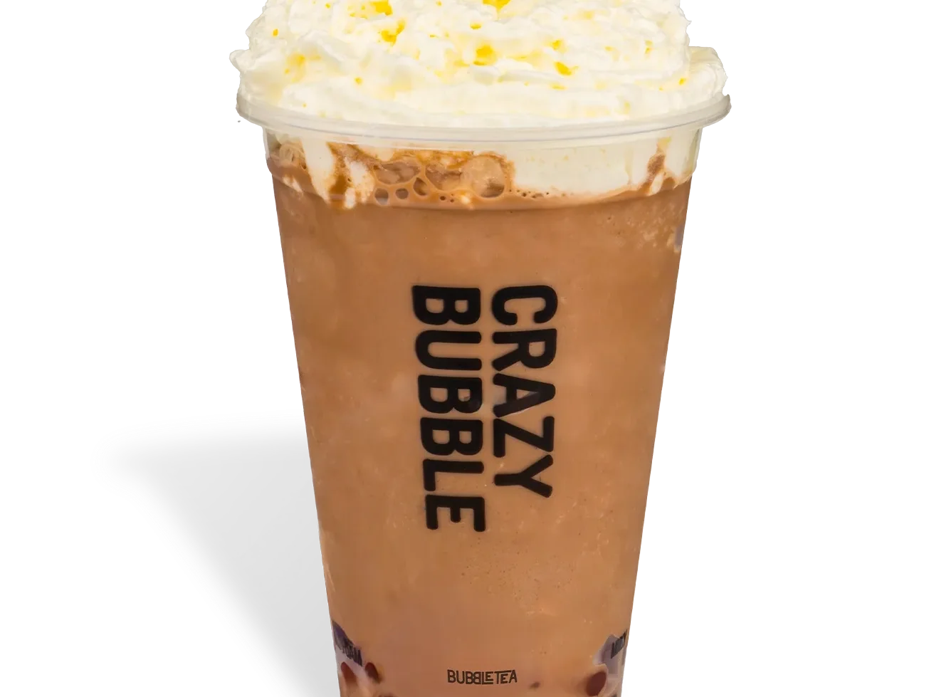 Čokoládový milk shake z nabídky Crazy Bubble