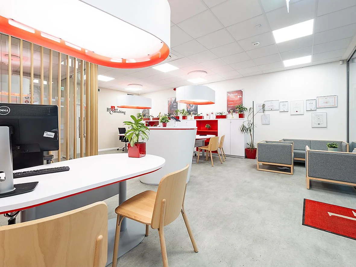 Interiér pobočky Broker Point Premium, Praha - Opatovská